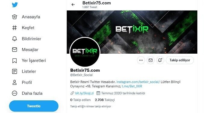 Betixir Twitter