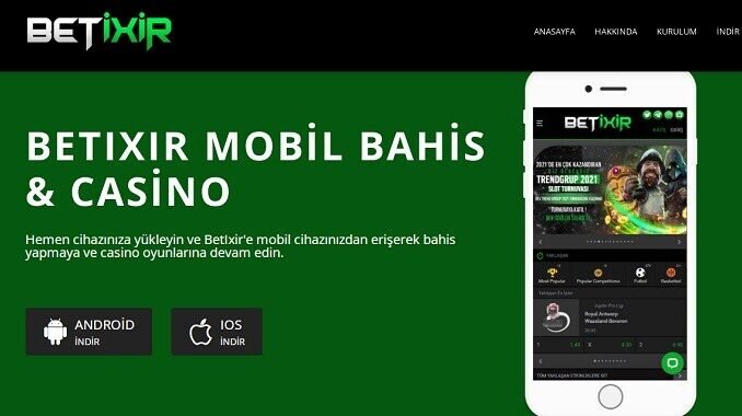 Betixir Mobil Ara Yüz